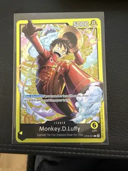 Monkey D. Luffy Leader ST29-001 Egghead Foil - Image 1