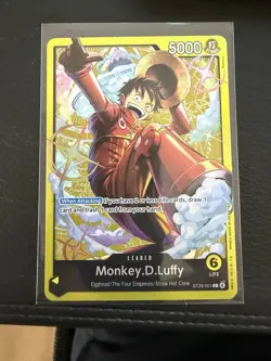 Monkey D. Luffy Leader ST29-001 Egghead Foil - Image 2