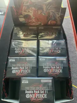 7 One Piece Time of Battle Double Booster Pack Display Box OP16 DP-11 Sealed Lot - Image 1