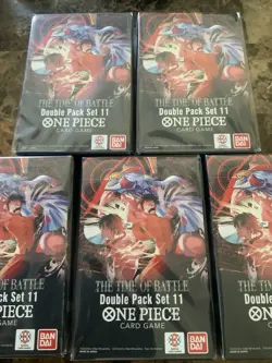 7 One Piece Time of Battle Double Booster Pack Display Box OP16 DP-11 Sealed Lot - Image 2