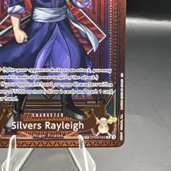 Silvers Rayleigh (SP) OP09-005 A Fist of Divine Speed Foil One Piece CCG - Image 4