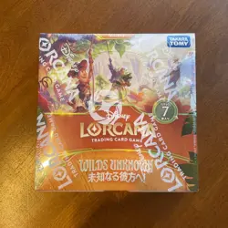 Disney Lorcana Wilds Unknown Japanese Booster Box TCG New Factory Sealed - Image 1