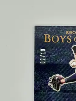 2025 Boys of Summer Brooks Lee Holo Gold American Glory Signatures /10 #AGS-BL - Image 3