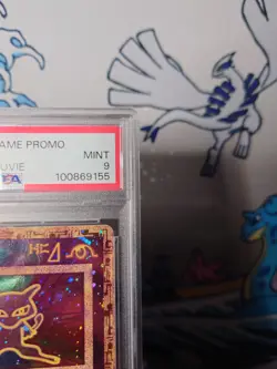 Ancient Mew Pokemon 2000 Black Star Movie Promo PSA 9 - Image 3