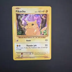 Pikachu 35/108 XY Evolutions Cracked Ice Holo Pokemon Card LP - Image 1