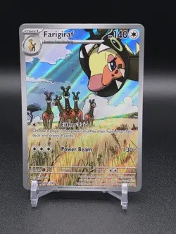 Farigiraf 228/193 Paldea Evolved Holo Full Art FA Pokemon TCG Card NM - Image 1