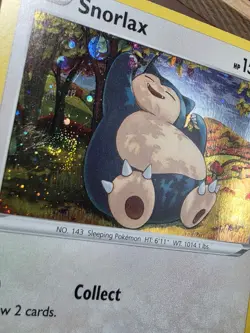 Pokemon DOUBLE SWIRL Miscellaneous Cards & Products #141/192 Snorlax MP - Image 5