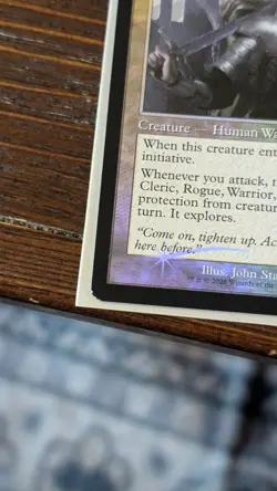 MTG Seasoned Dungeoneer (Retro Frame Foil) Secret Lair Drop Bonus Card 7144 LP - Image 2