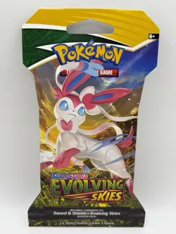 Pokemon Sword & Shield: Evolving Skies - Sleeved Booster Pack [TCG 10 Cards] NEW 820650808784 - Image 1