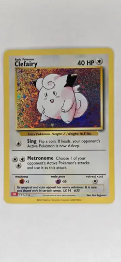 Clefairy 013/034 Holo Classic Collection Trading Card Game Classic Pokemon NM - Image 1