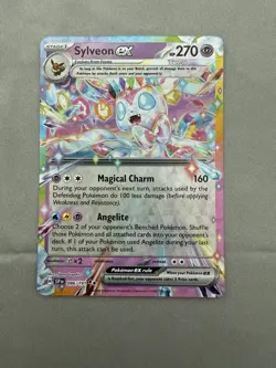 Pokemon Sylveon EX TCG Double Rare Holo Card 86/191 Surging Sparks - Image 1