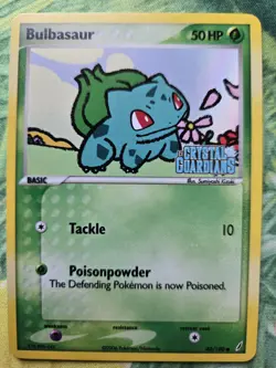 Bulbasaur - EX14: Crystal Guardians (45/100) Reverse Holo Common Pokemon Card LP - Image 1