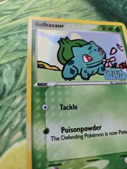 Bulbasaur - EX14: Crystal Guardians (45/100) Reverse Holo Common Pokemon Card LP - Image 3