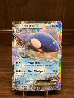 Pokemon TCG XY41 Promo Card Kyogre EX Holo MP Legendary Treasures Ultra Rare - Image 1