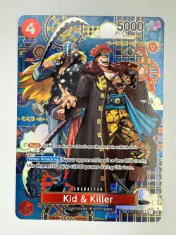 Bandai One Piece CCG Card Game EB01-003 Kid & Killer RARE Alt Art SP English - Image 1