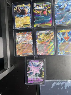 Pokemon TCG - EX/V Card Lot (9) Zapdos Blastoise Reshiram Gyarados Espeon More - Image 3