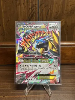 Pokemon TCG M Mega Metagross EX XY35 Black Star MP Holo Promo Card - Image 1