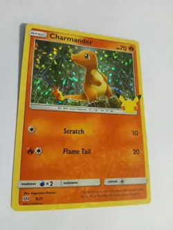 NM Charmander Holo-Bleed - McDonald's Promo 25th Anniversary - Pokemon Card 9/25 - Image 1