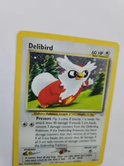 Delibird Neo Holo Base Pokemon Card WOTC NM - Image 2