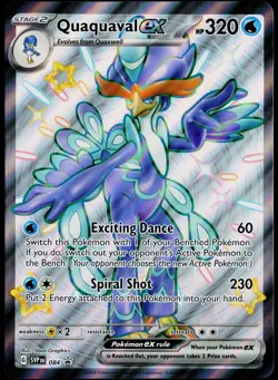 Jumbo Cards Quaquaval ex - 084 Holo NM - Image 1