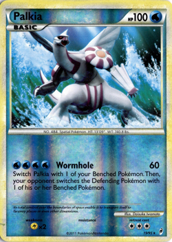 Pokemon Card Palkia Call of Legends 19/95 reverse Holo Rare - LP - Image 1
