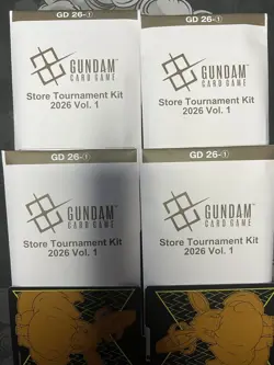 4x SEALED Gundam Card Game Store Tournament Kit 2026 Vol 1 English - Image 1
