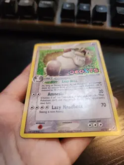 Slaking 15/107 Deoxys Reverse Holo Pokemon Card Light Played LP - Image 2