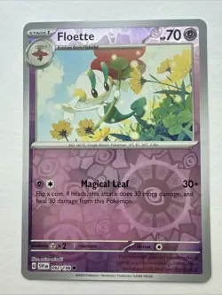 ~Cute cards~ 4 Card Lot Reverse Holo - Psychic type, Wigglytuff Pokemon TCG - Image 4