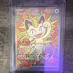 Meowth ex 121/088 Pokemon Card - I can send more pics if need be. - Image 1