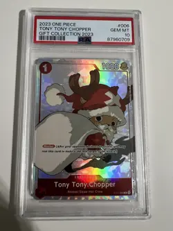 One Piece 2023 Gift Collection Tony Tony Chopper PSA 10 ST01-006 - Image 4