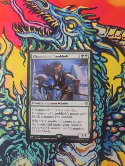 Magic: The Gathering Champion of Lambholt Rare Creature Commander 2016 144 Regu… - Image 1