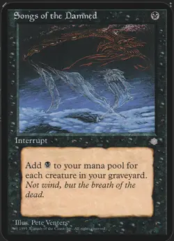 Magic The Gathering, Songs of the Damned, Ice Age, Regular - Image 1