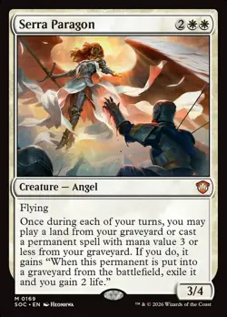 SERRA PARAGON Mythic Secrets of Strixhaven Commander NM MTG - Image 1