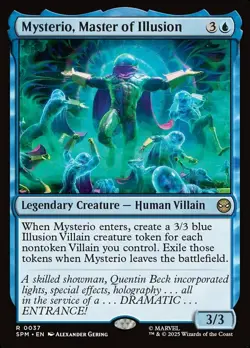 4x Mysterio, Master of Illusion - Foil MTG - Marvel's Spider-Man - NM-Mint - Image 1