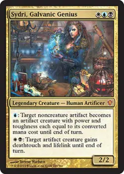 1x Sydri, Galvanic Genius MTG - Commander 2013 - NM-Mint - Image 1