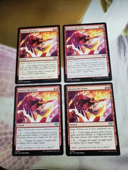 x4 Return the Favor - OTJ Outlaws of Thunder Junction MTG Magic - Near Mint NM - Image 1
