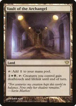 Vault of the Archangel Dark Ascension MTG 158 MP - Image 1