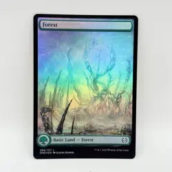 Set of 5x MTG Phyrexia All Will Be One Full Art Foil Basic Lands WUBRG - Image 5