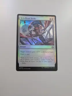 MTG - Rebellious Strike (Foil) - Tarkir Dragonstorm NM/M Condition - Image 1