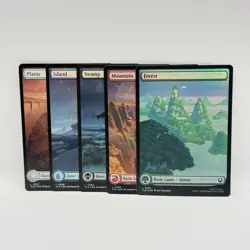 Set of 5 Foil Full Art Appa Lands Avatar: The Last Airbender Foil MTG - Image 4