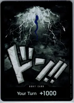 DON!! Card (Kaido) Foil English Premium Booster -The Best- - One Piece Card - NM - Image 1