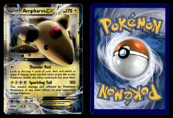 Ampharos EX 27/98 EX Rare Holo Ancient Origins Pokemon Card - Image 1