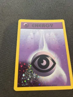 Pokemon League Promo HOLO Psychic Energy SWIRL Vintage 2002 Card - Image 4