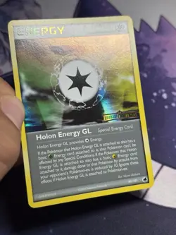 Holon Energy GL Ex Delta Species 105/113 Reverse Holo Stamped Pokemon Card LP - Image 3