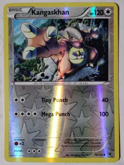REVERSE HOLO Kangaskhan 75/124 VLP XY Fates Collide Pokemon Card Masakazu Fukuda - Image 1