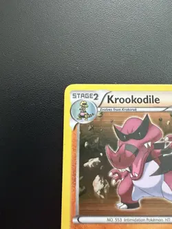 Krookodile 65/114 Pokemon Card Black & White 2011 Holo Rare - Image 3