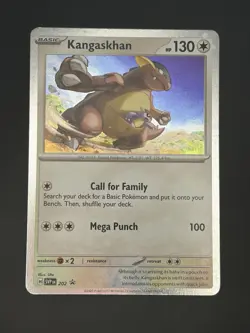 Pokemon TCG Kangaskhan SVP 202 S&V Cosmos Holo Black Star Promo Card - NM - Image 5