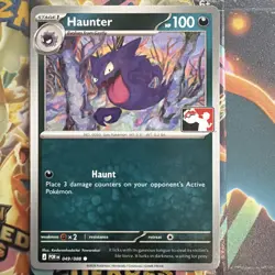 Haunter Pokemon Prize Pack Series 9 Promo Pokemon Card NM/LP POR 049/088 - Image 1