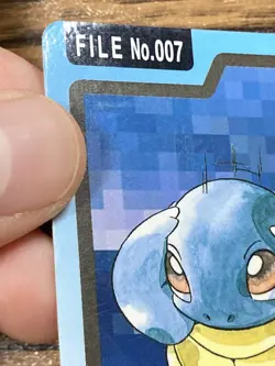 Pokemon Carddass Card Squirtle File No.7 Bandai Pocket Monsters 1997 Japan - Image 4