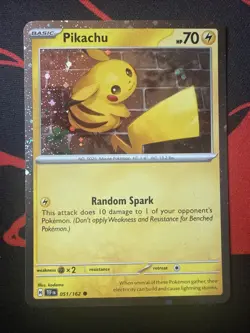 Pikachu - (Cosmo Holo) 051/162 Miscellaneous Cards & Products Holo - Image 1